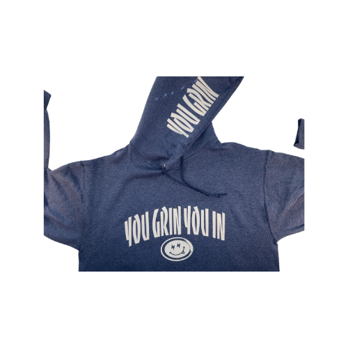 You Grin You In Hoodie (Words Across Chest) S-L