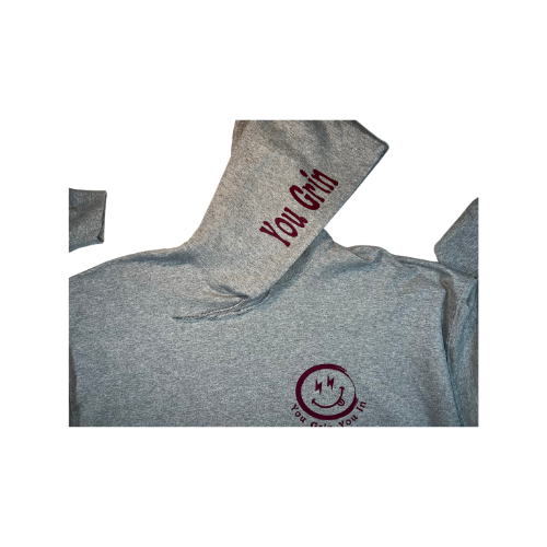 You Grin You In Logo Hoodie (Logo on Front and Back) XL-3XL