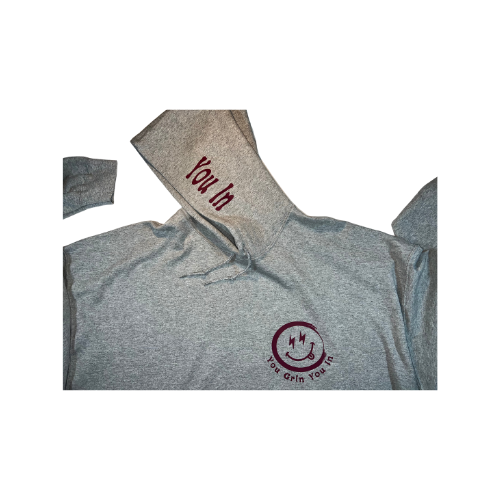 You Grin You In Logo Hoodie (Logo on Front and Back) XL-3XL