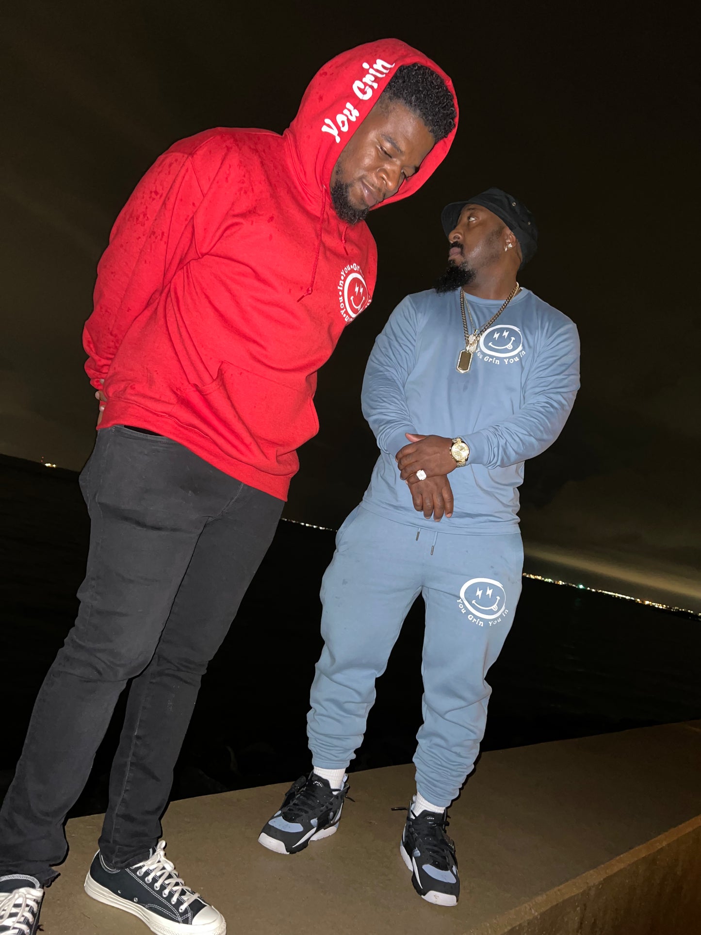You Grin You In Logo Hoodie (Logo on Front and Back) XL-3XL