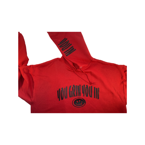 You Grin You In Hoodie (Words Across Chest) S-L