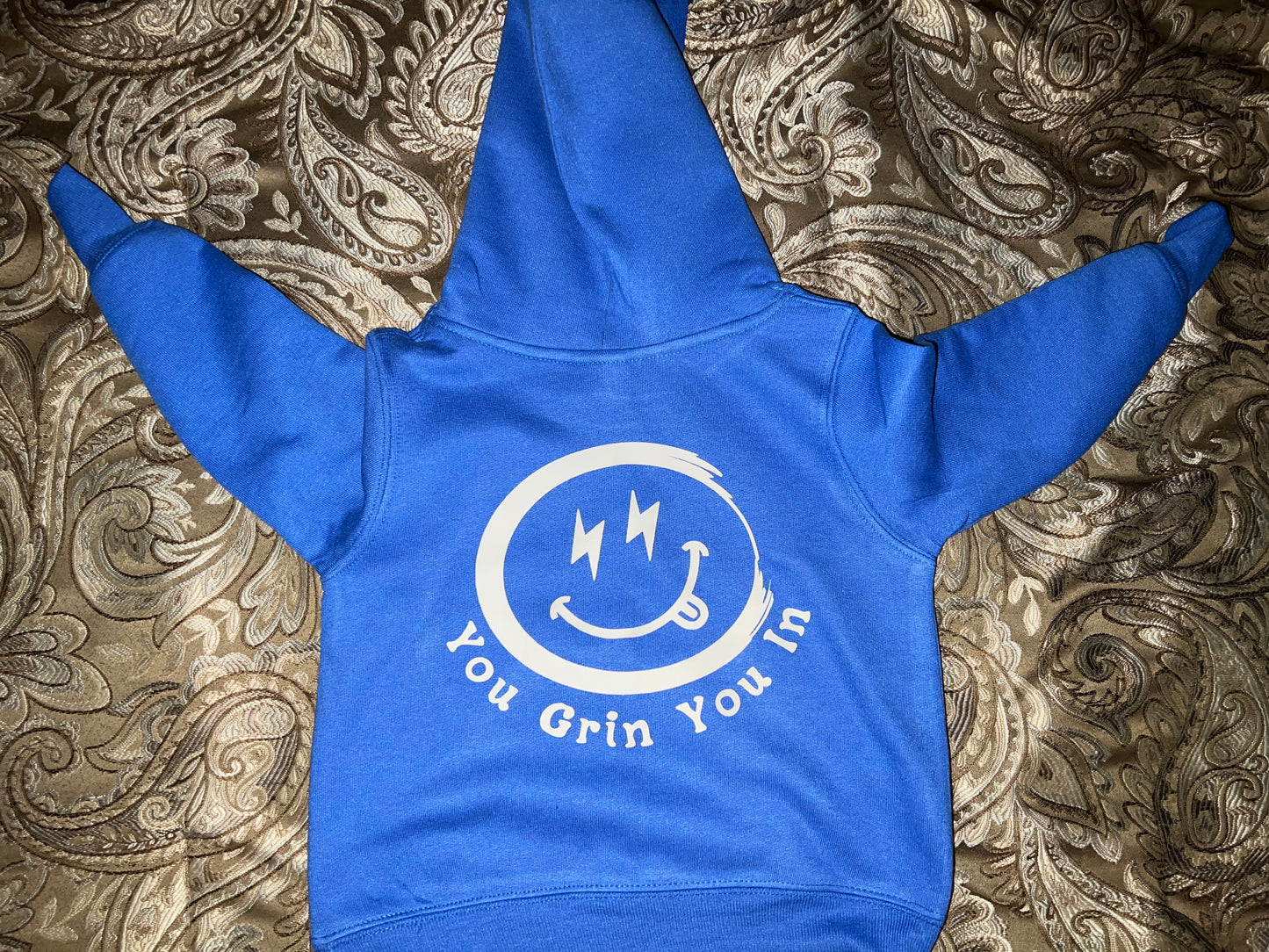 15A. YGYI Youth Hoodies (Small logo on front ) Small - Large