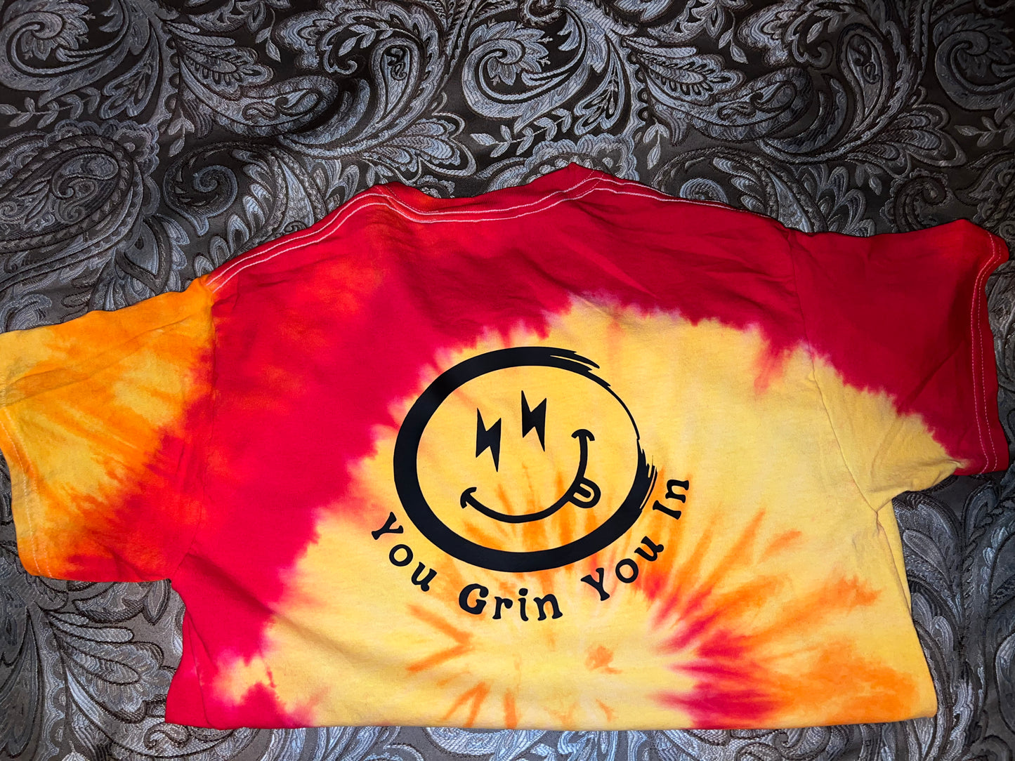 27A. YGYI Short Sleeve Tie Dye T-shirt (Small logo on front) Small - Large