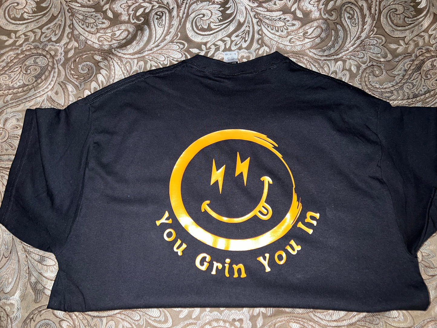 10A. YGYI Youth Long Sleeve T-shirt (Small logo on front) Small - Large