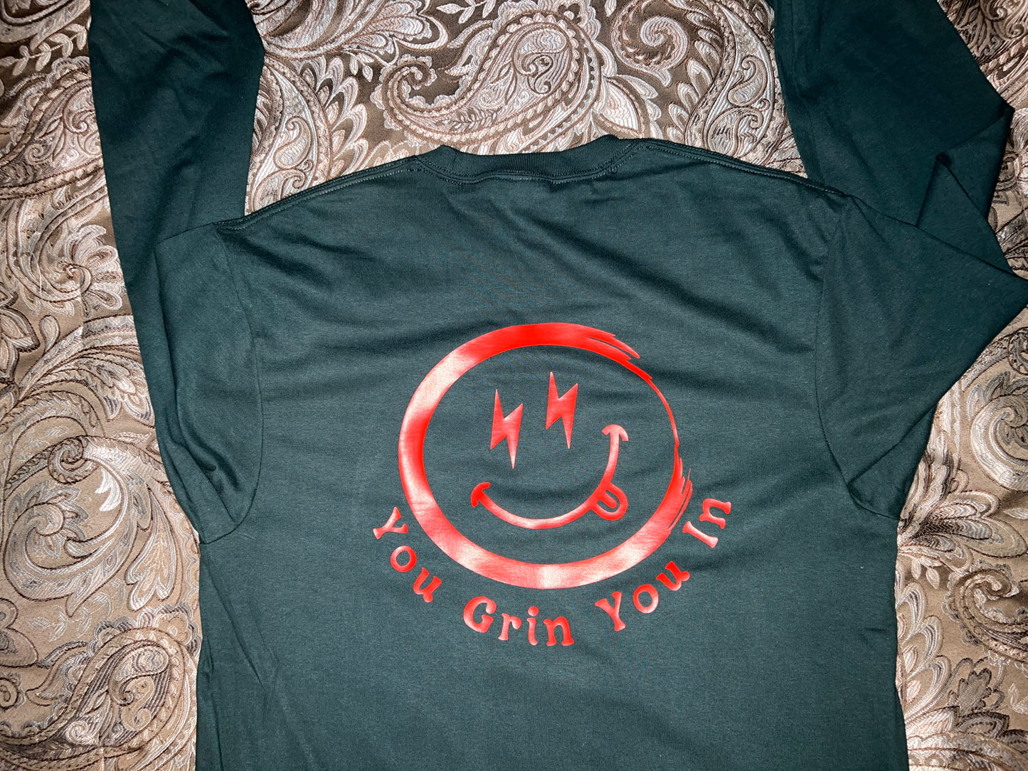 8B. YGYI Long Sleeve T-shirt (Medium logo on front) 4XL - 6XL