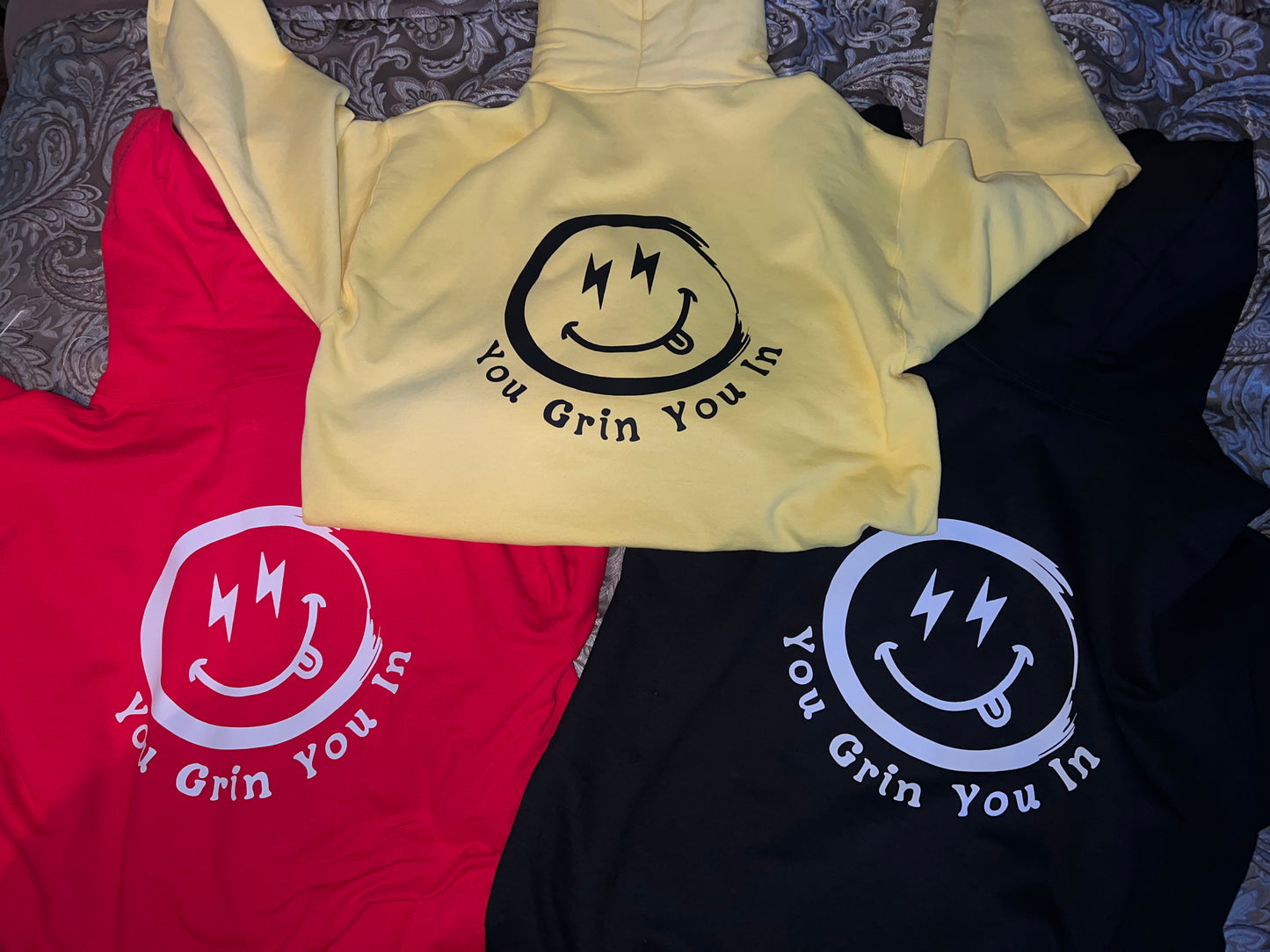 12A. YGYI Hoodies (Small logo on front) XL - 3XL