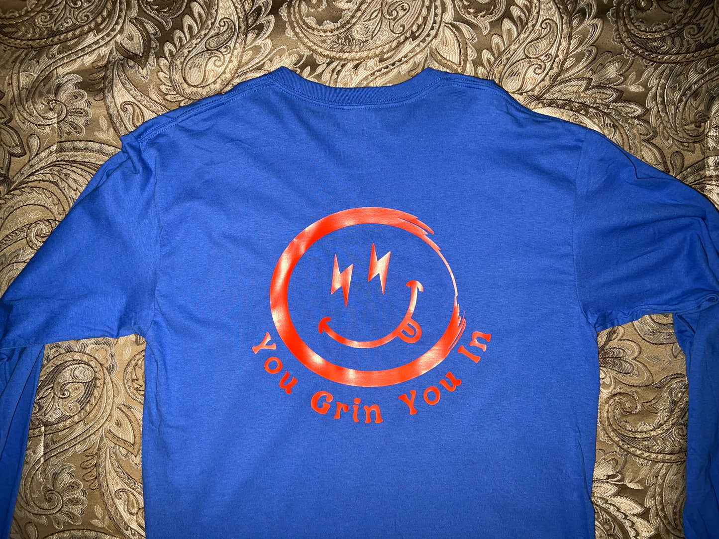 10A. YGYI Youth Long Sleeve T-shirt (Small logo on front) Small - Large