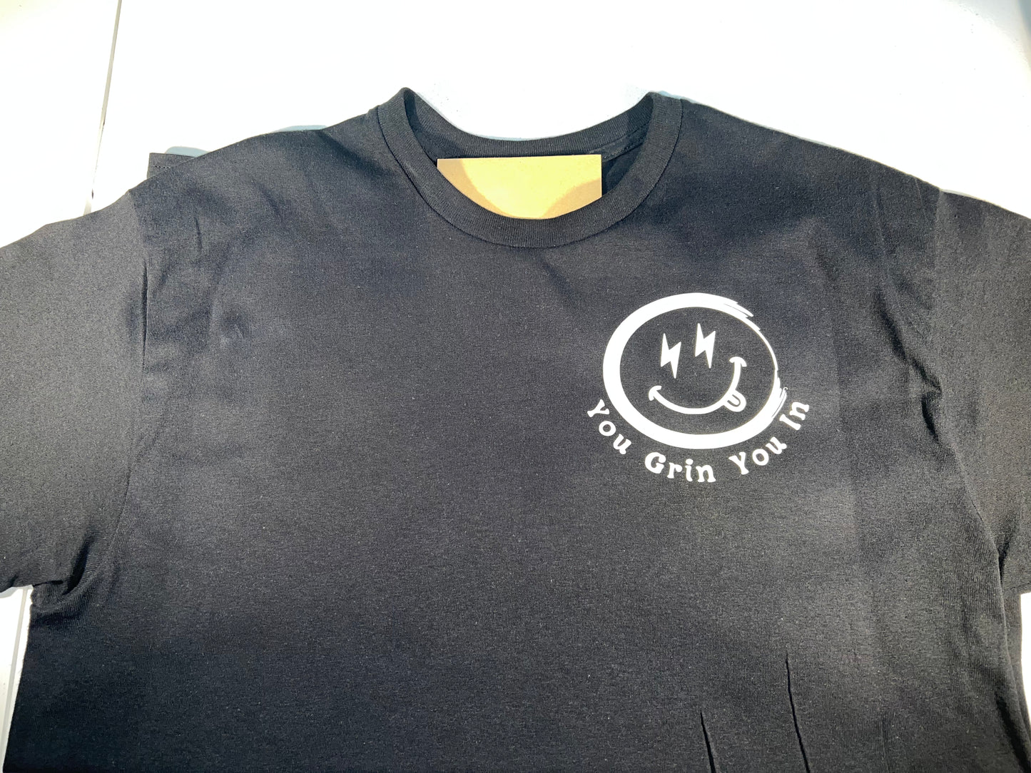 6A. YGYI Long Sleeve T-shirt (Small logo on front) Small - Large